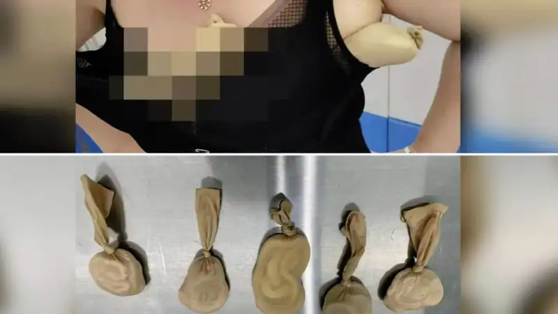 В Китае таможенников смутила странная форма женской груди