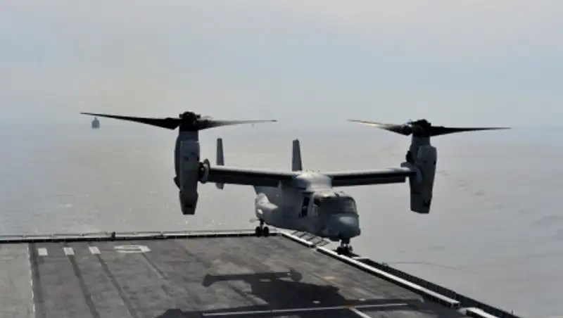 Глава МИД Японии: в окрестностях Токио разместят десять американских конвертопланов