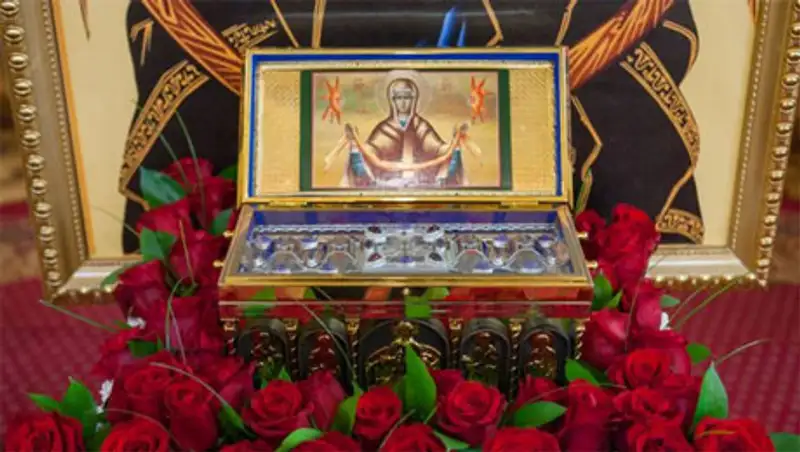 Ковчег с Поясом Пресвятой Богородицы возвращается в Алматы