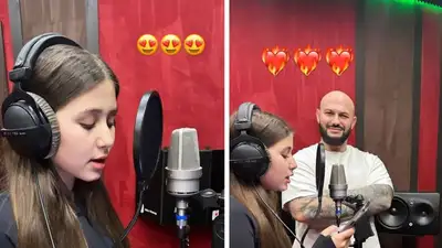 11-летняя дочь Джигана и Самойловой записала первую песню, фото - Новости Zakon.kz от 14.04.2023 10:33