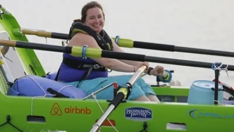 Американка Соня Баумштейн начала попытку пересечь на веслах в одиночку Тихий океан