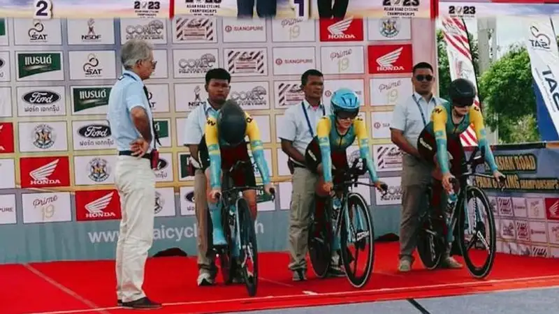 Велоспорт ЧА-2023 Золото , фото - Новости Zakon.kz от 07.06.2023 14:11