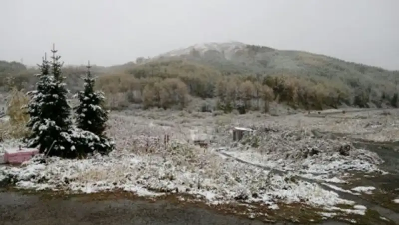 В ВКО выпал первый снег