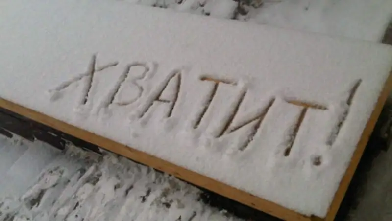 В ближайшие сутки снегопад на юге Казахстана продолжится