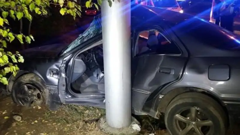 Молодой лихач погиб в ДТП в центре Алматы