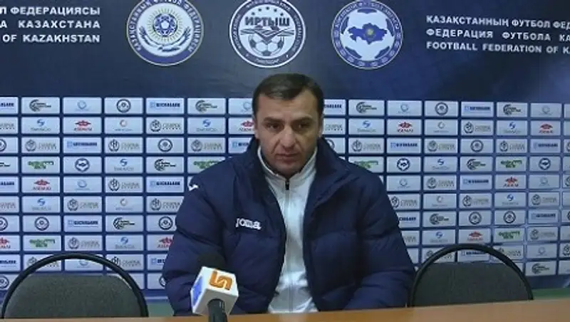 Вардан Минасян: ничья в матче "Иртыш" - "Тобол" закономерна