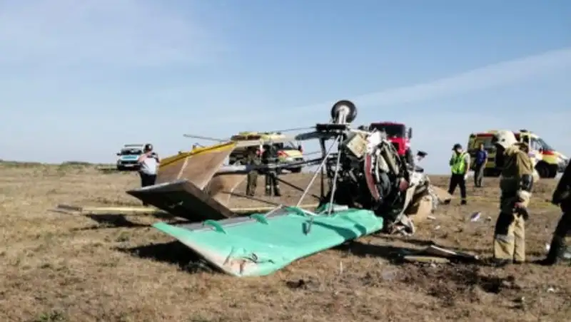 Уголовное дело заведено по факту крушения самодельного самолета и смерти пилота в ЗКО