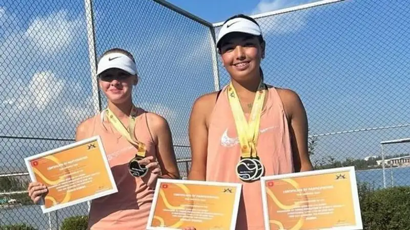 Абсолютной чемпионкой теннисного турнира стала юная казахстанская спортсменка
