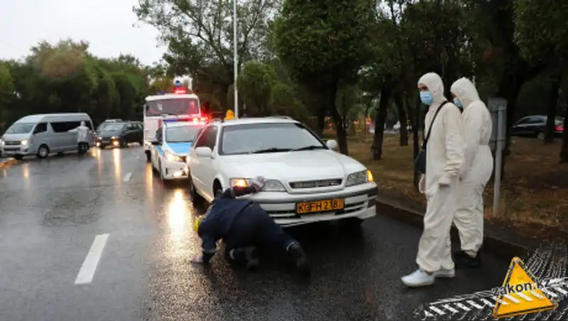 Женщина не дошла до перехода и погибла в ДТП в Алматы