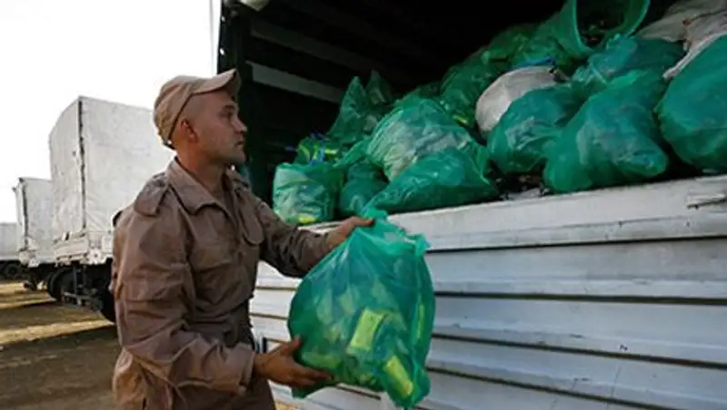 В Новороссии назвали дату прибытия второго гуманитарного конвоя из России