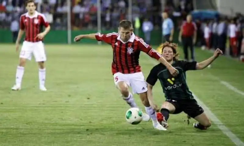 «Актобе» в первом матче третьего отборочного раунда Лиги Европы победил исландский «Брейдаблик» - 1:0 (фото), фото - Новости Zakon.kz от 02.08.2013 15:15