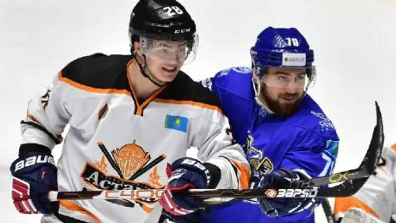 «Астана» проиграла «Номаду» в матче чемпионата РК по хоккею