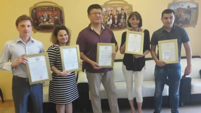 Правительственными наградами и благодарностями были отмечены журналисты Первого канала Евразия