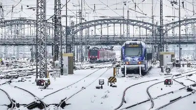 железная дорога, фото - Новости Zakon.kz от 14.02.2022 23:40