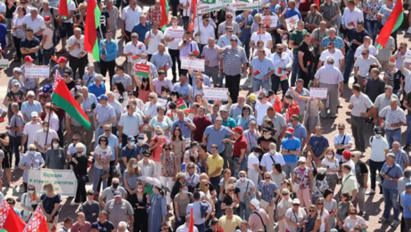 В Минске проходит митинг сторонников Лукашенко