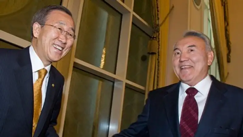 Пан Ги Мун поздравил Назарбаева с избранием РК непостоянным членом Совбеза ООН