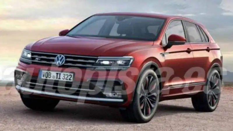 Купеобразный кроссовер VW Tiguan Coupe: новые изображения