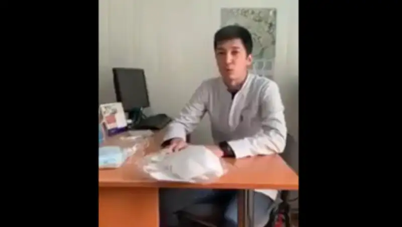 В Кыргызстане врача заставили извиниться за информацию о некачественных масках