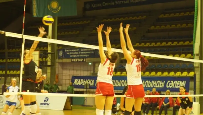 Промежуточные итоги 1-го тура чемпионата РК среди женских команд по волейболу