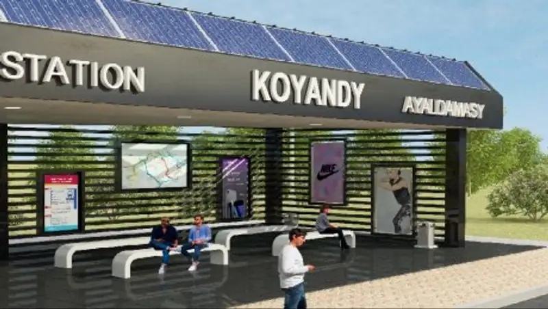 В нацкомпании показали лучший проект казахстанских автобусных остановок для туристов