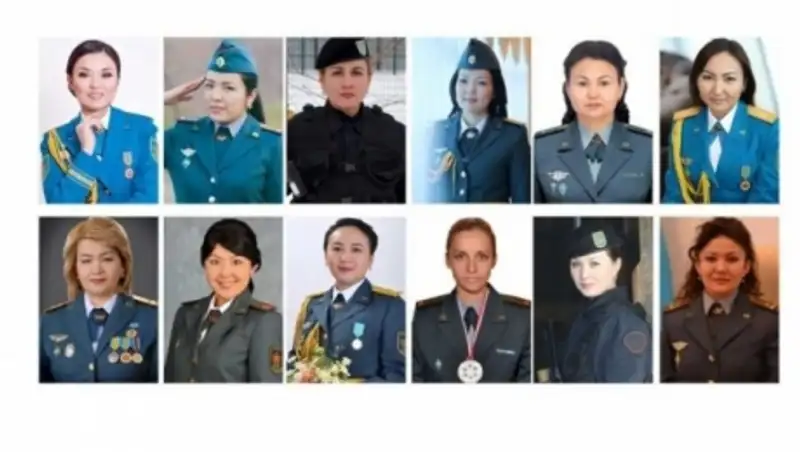 В Казахстане выбрали самых красивых женщин-военных