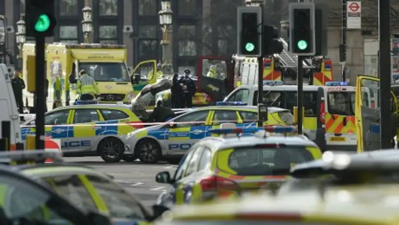 Сапёры ищут бомбу в автомобиле террориста, наехавшего на толпу в центре Лондона