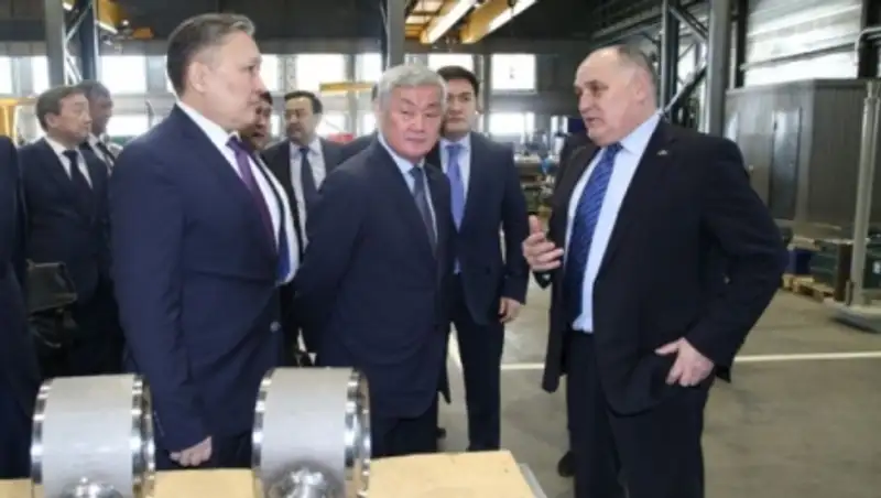 Б.Сапарбаев посетил казахстанско-германское предприятие ТОО «Бемер Арматура»