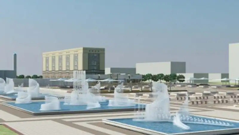 В Атырау начаты работы по реконструкции площади им. И.Тайманова и М. Утемисова