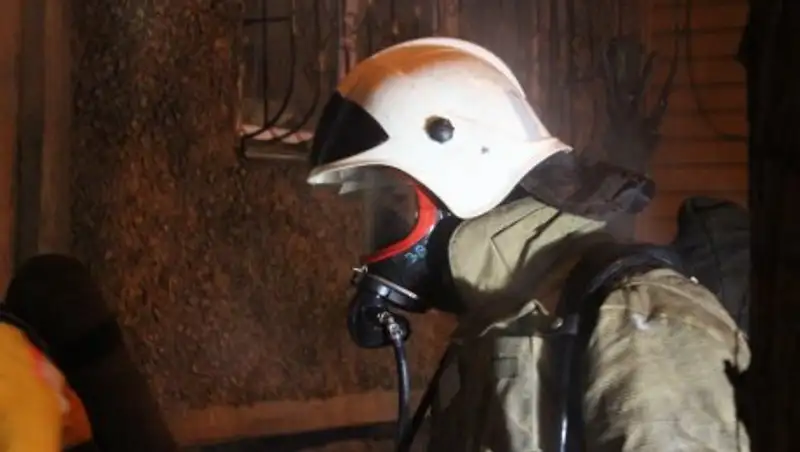 В городе Шу горело здание ЛОВД