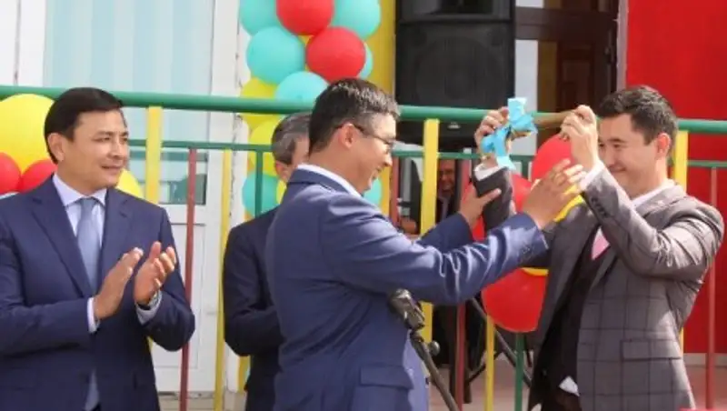 В городе Аксай Бурлинского района ЗКО открыли 10 по счету детсад