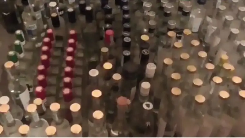 Более 150 тысяч бутылок контрафактного 
алкоголя выявили в Алматы