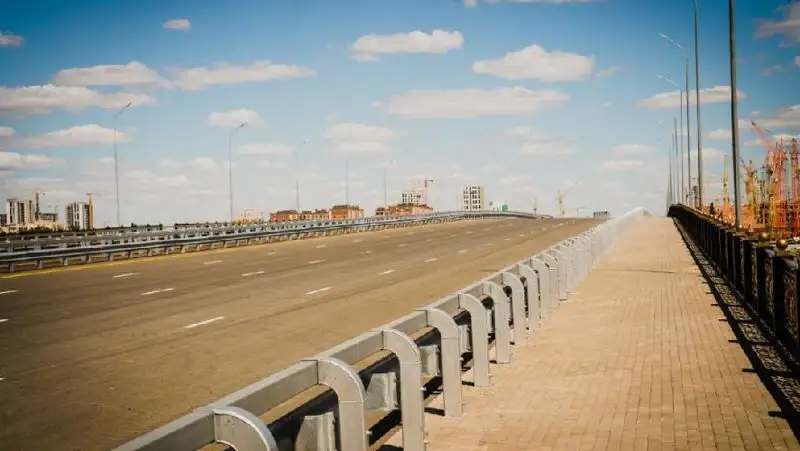 В Нур-Султане движение по мосту Улы дала откроют 8 августа