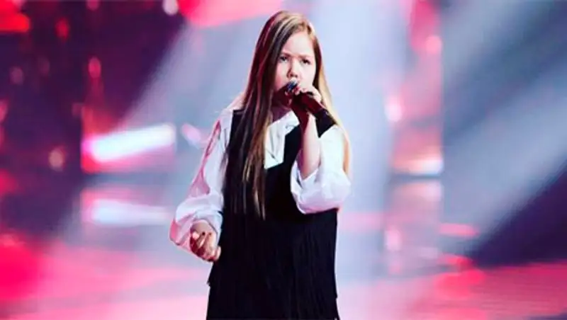 Казахстанка Алина Сансызбай заняла третье место в 4 сезоне популярного шоу «Голос. Дети»