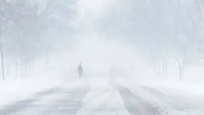 зима непогода, фото - Новости Zakon.kz от 25.01.2022 18:28