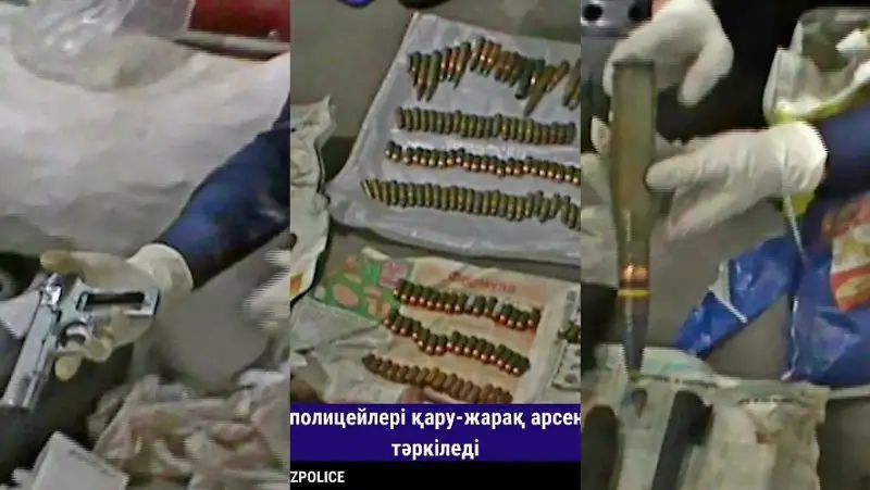 Полицейские ВКО изъяли целый арсенал у жителя Усть-Каменогорска