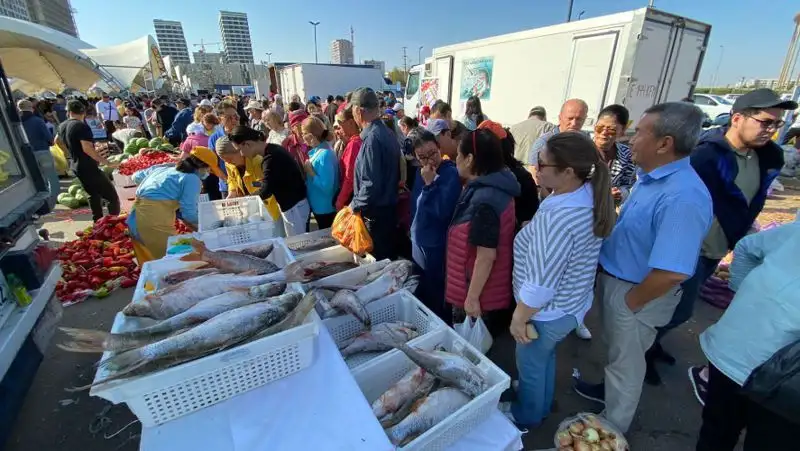 В столице проходит ярмарка сельскохозяйственной продукции Атырауской области