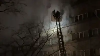 Шесть человек погибли, ещё 12 пострадали при пожаре в гостинице "Москабельмет", фото - Новости Zakon.kz от 22.02.2023 02:54