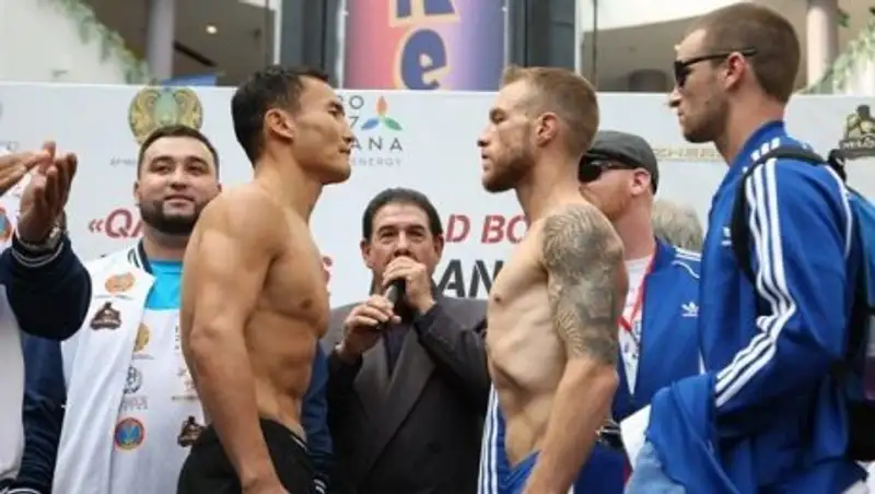 Канат Ислам и Брэндон Кук прошли процедуру взвешивания перед титульным боем