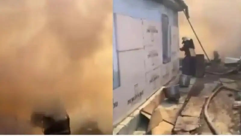 Спасатели в Семее вынесли из горящего дома инвалида