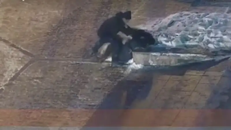 Несколько мужчин равнодушно наблюдали за избиением женщины в Астане