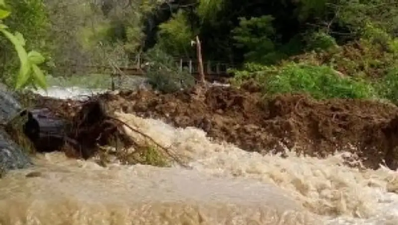 В КЧС сообщили о последствиях схода оползня в Алматинской области