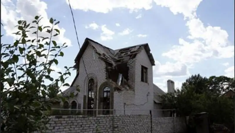 Разрушенный Славянск