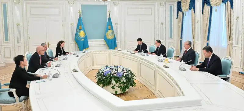 Токаев встретился с верховным комиссаром ООН по правам человека, фото - Новости Zakon.kz от 17.03.2023 17:34