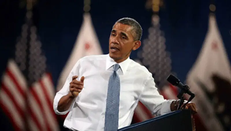 Обама вступился за сорвавших его выступление зрителей, фото - Новости Zakon.kz от 27.11.2013 02:31