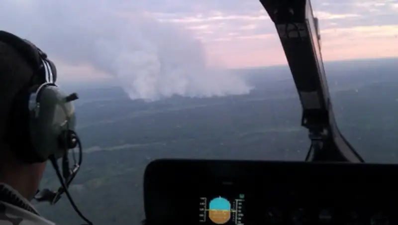 В Чернобыльской зоне тлеют торфяники