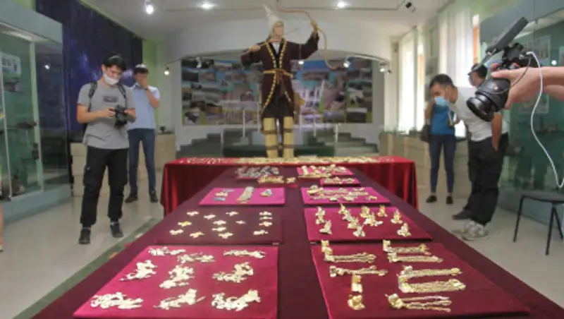 Золото скифо-сакской эпохи нашли на могильнике Елеке Сазы в ВКО