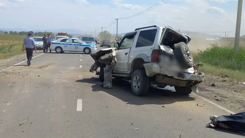 ДТП с двумя погибшими произошло на въезде в Талдыкорган