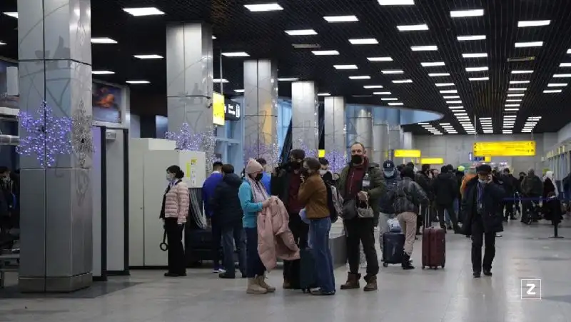 алматы, аэропорт, работа, возобновление, фоторепортаж, фото - Новости Zakon.kz от 19.01.2022 15:51