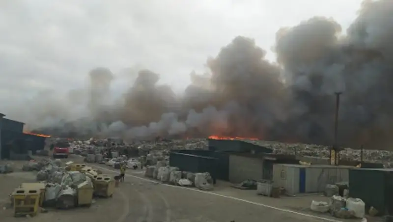 Состояние воздуха на месте возгорания полигона в Алматинской области проверили специалисты
