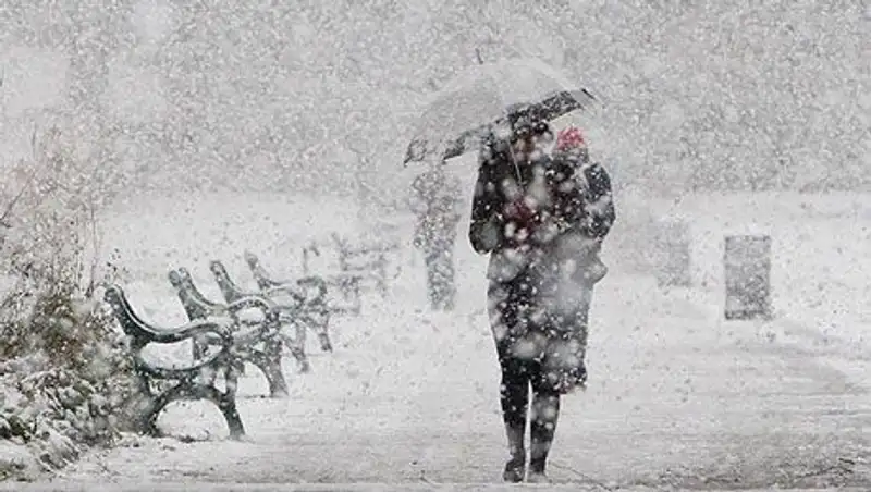 На большей части РК сегодня ожидается снег и метели